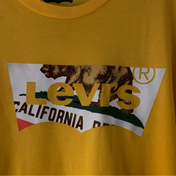 Men’s XL LEVI’S STRAUSS & CO. 100% Cotton Tee Shirt CALIFORNIA BEAR NWT EQYPT - Picture 3 of 8